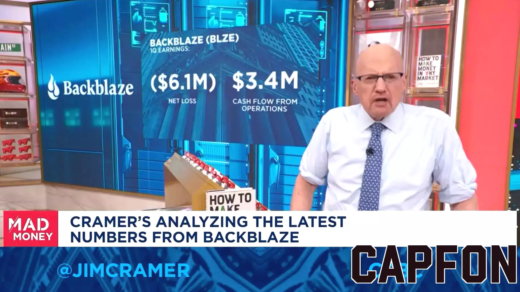 Blackblaze's legacy computer business is durable, but it's not growing, says Jim Cramer