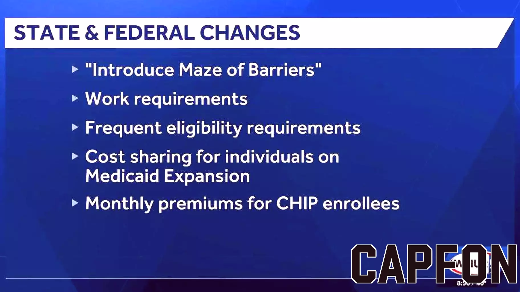 Impact of New Medicaid Requirements on Community Health Centers in New Hampshire