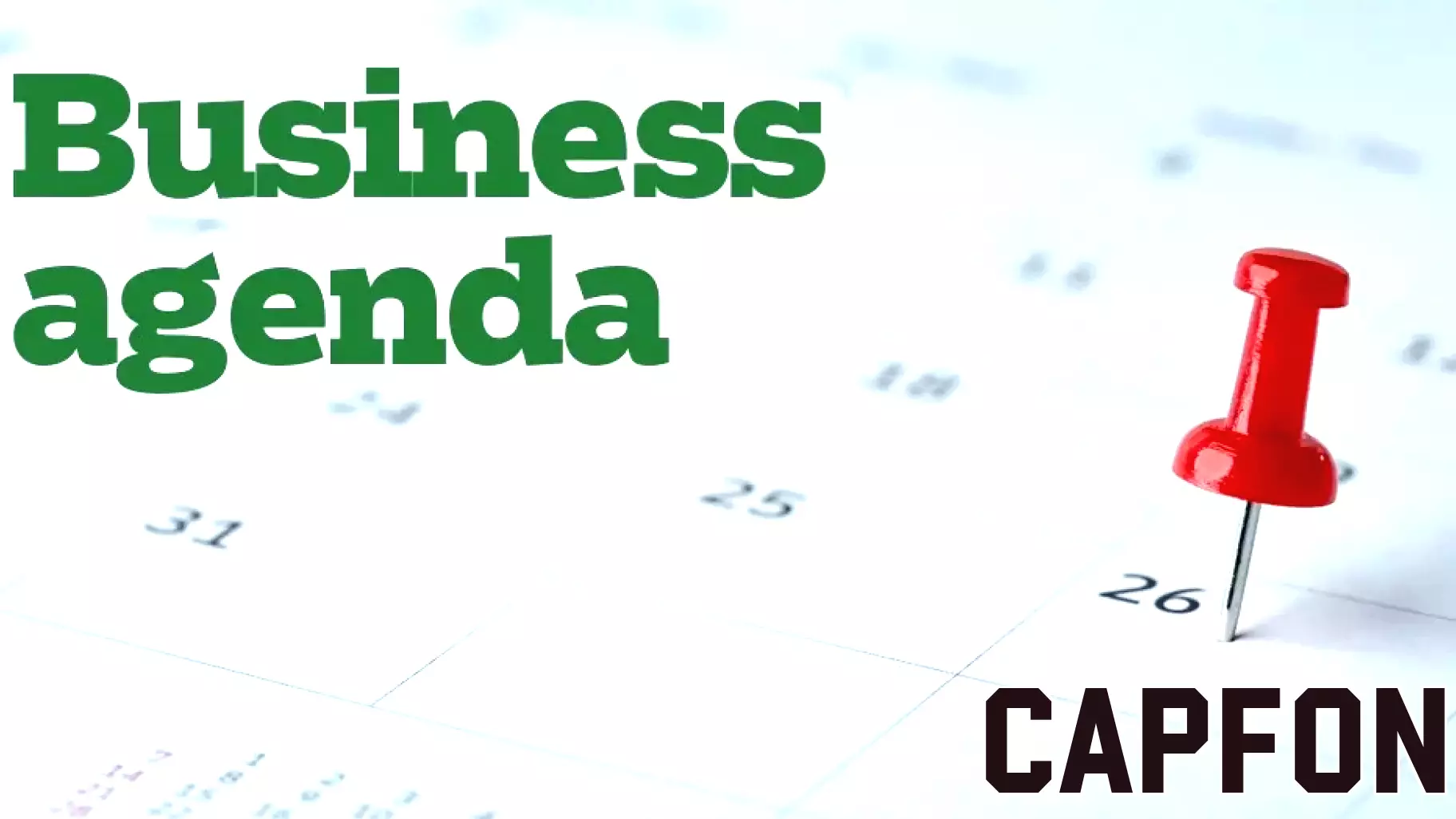 Local Business Events Calendar for October 25