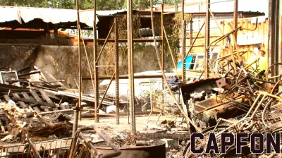 83-year-old Hillsborough County business owner cleaning up ruins after fire destroys inventory