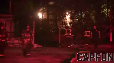 Atlanta Firefighters Tackle Blaze at Previously Damaged Commercial Building