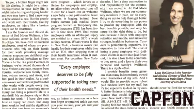 Modernizing Paid Medical Leave Would Support New York's Small Business Owners: New Op-Ed