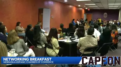 Nebraska Hispanic Chamber of Commerce holds networking event for Omaha businesses